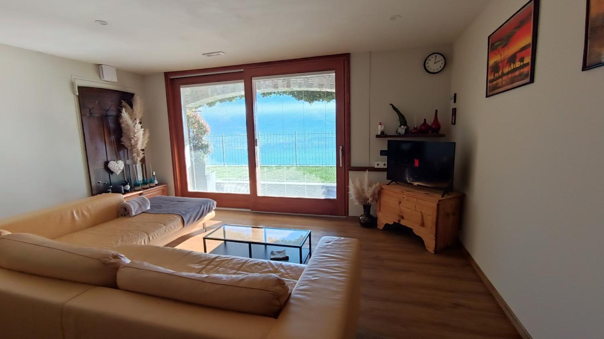 Villa Valuri Vista Magnifica Sul Lago Di Como Appartamento Piano Terra Vercana Extérieur photo